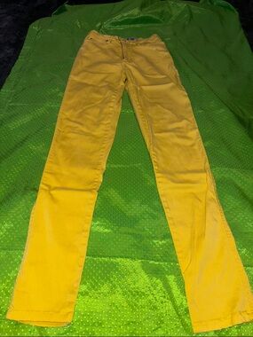 vtg.Parasuco Bright Yellow Slim Pants